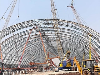 JSW Steel Covered Shed